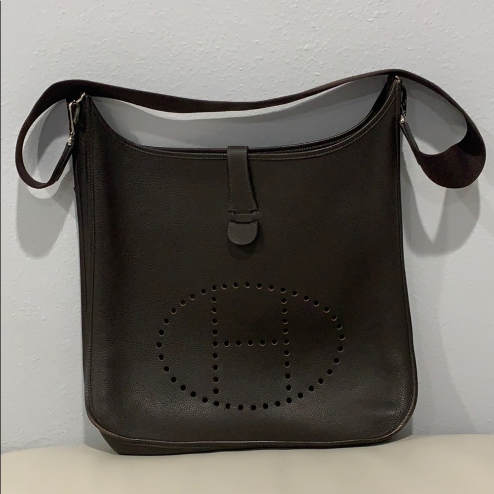 Hermès Evelyne TGM Leather Shoulder Bag